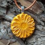 Flower shaped handmade cera..