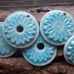 Flower shaped handmade cera..