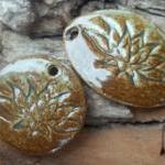 Lotus Flower stoneware brac..