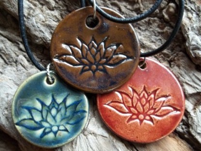 Lotus flower necklace