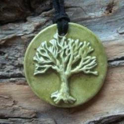 Tree of Life stoneware clay Necklace