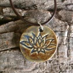 Lotus flower necklace