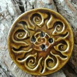 Spiral button huge oversized